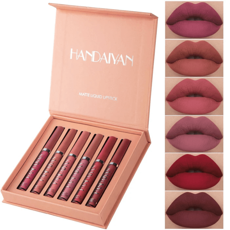 Labial Matte Intenso - Kit 6 Colores