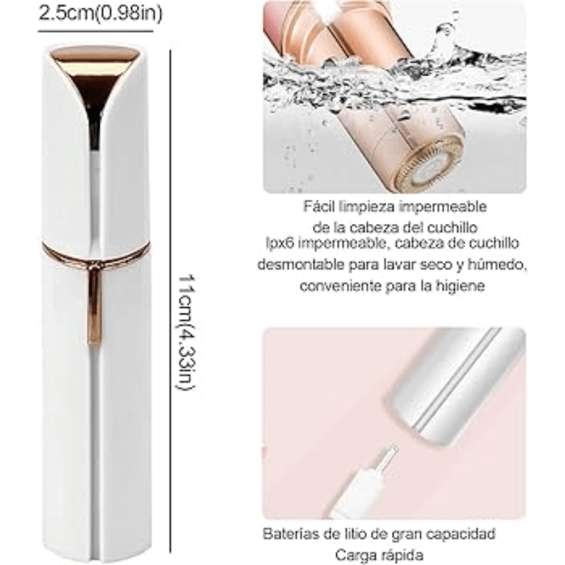 Depilador Facial Lipstick