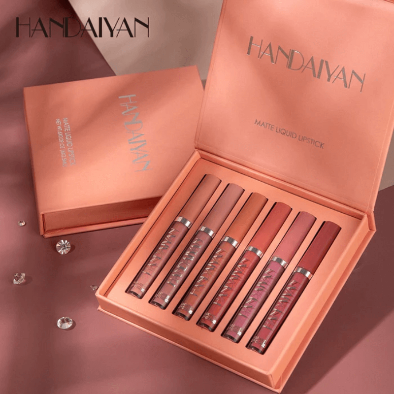 Labial Matte Intenso - Kit 6 Colores