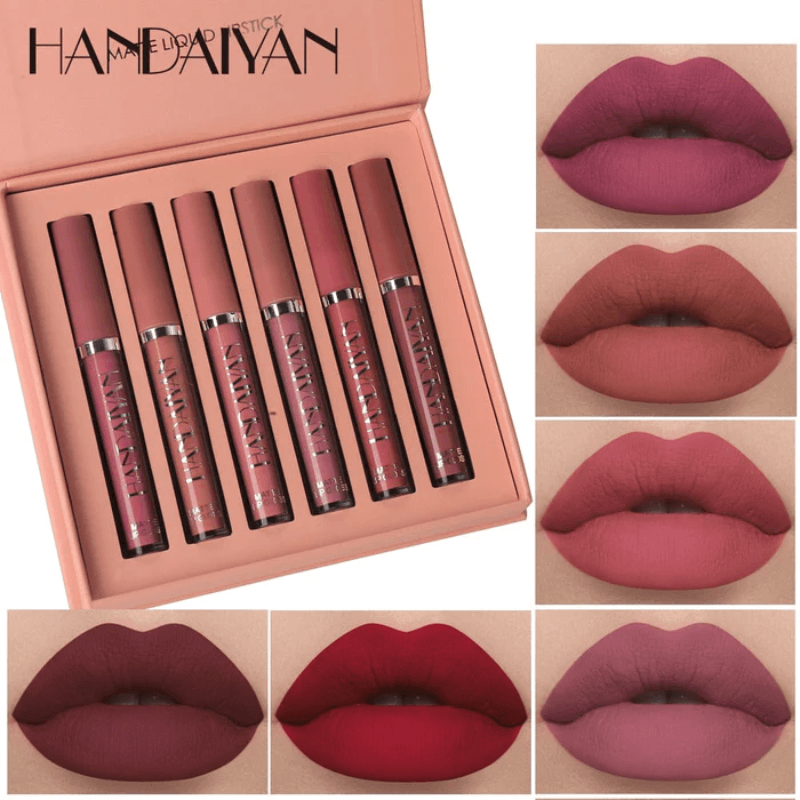 Labial Matte Intenso - Kit 6 Colores