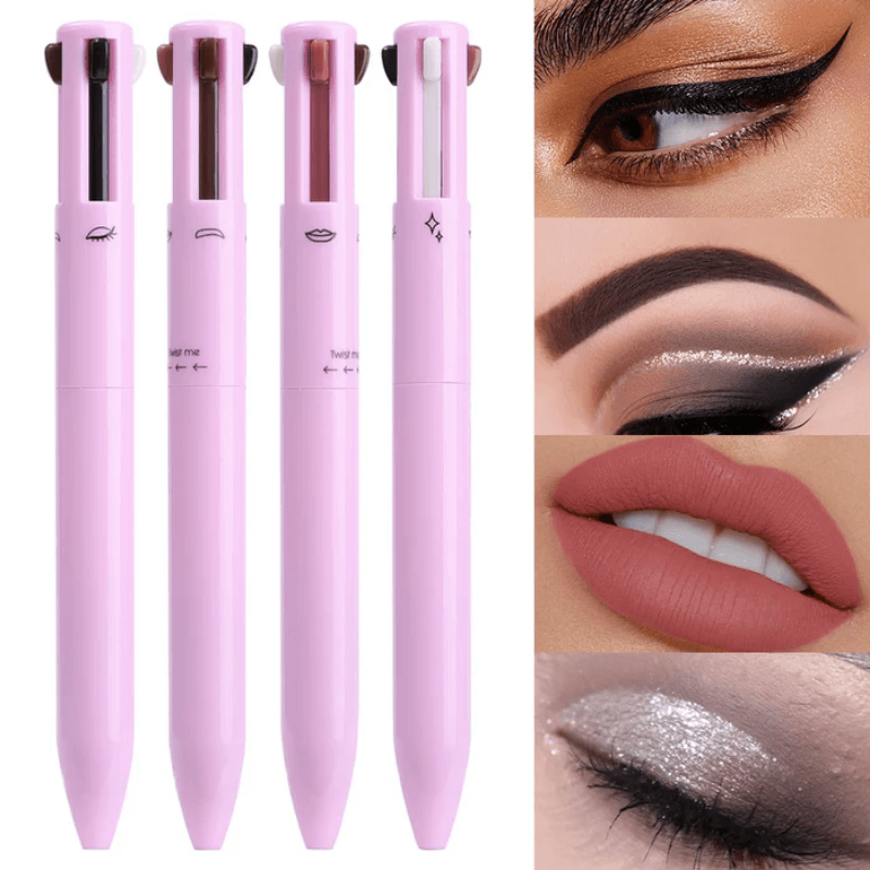 Lápiz de Maquillaje Multifuncional 4 en 1