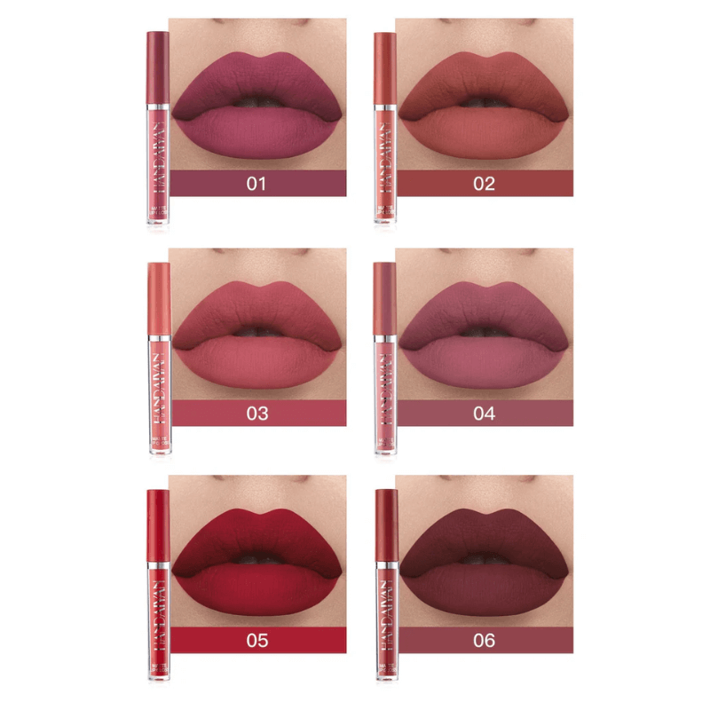 Labial Matte Intenso - Kit 6 Colores