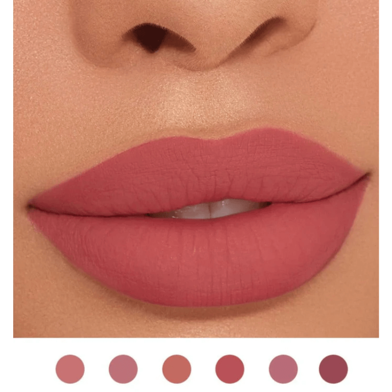 Labial Matte Intenso - Kit 6 Colores