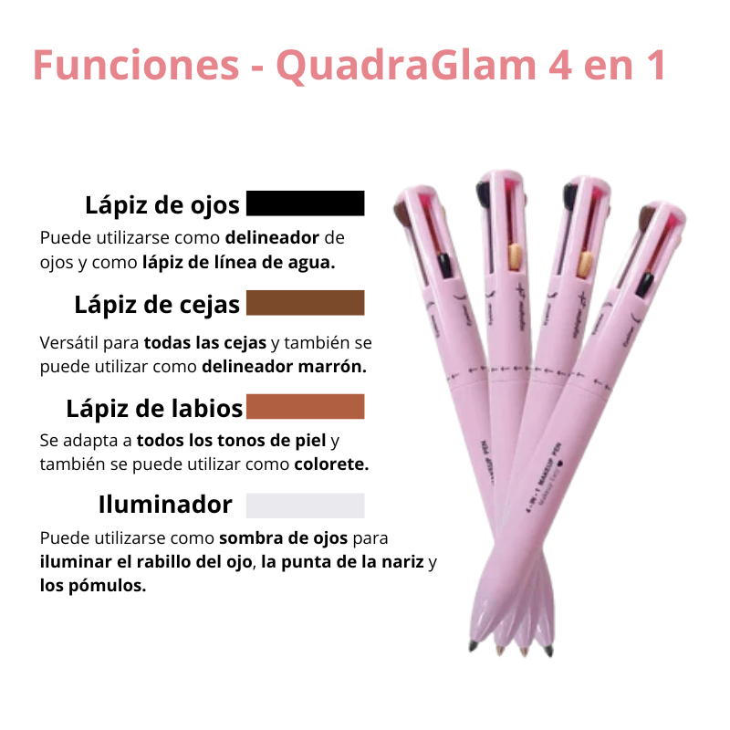 Lápiz de Maquillaje Multifuncional 4 en 1